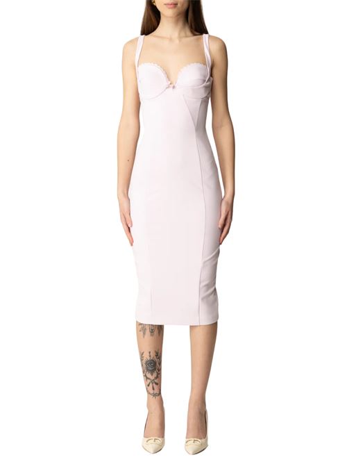 Abito rosa in poliestere Elisabetta Franchi | AB85052E2544